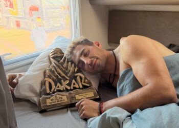 Luciano Benavides celebró su primer Dakar en casa