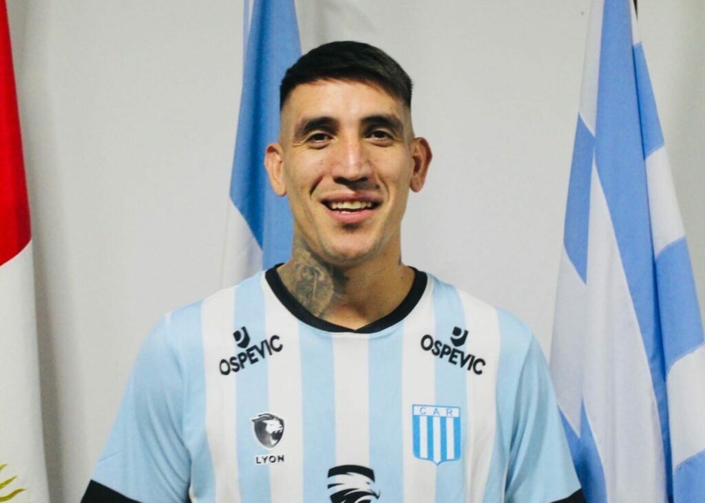 Ricky Centurión firmó con la Academia: Hoy soy un racinguista más