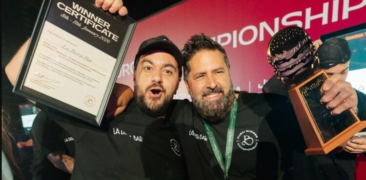 La hamburguesería La Birra Bar se consagró campeona en Dubai. Foto: Instagram.