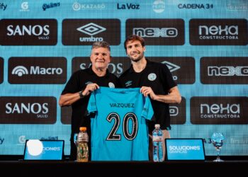 Vázquez se puso la 20 y avisó: “Quiero devolverle a Belgrano todo lo que me dio”