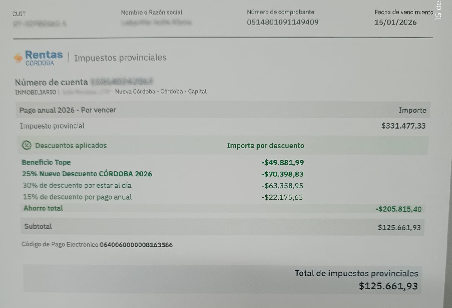 Ya están disponibles los cedulones con rebajas en el Inmobiliario Urbano Ya están disponibles los cedulones con rebajas en el Inmobiliario Urbano