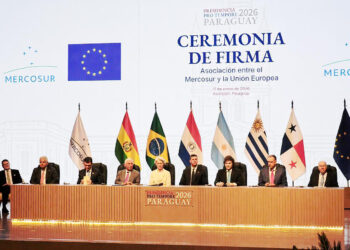 El documento fue rubricado por los cancilleres del bloque sudamericano y las máximas autoridades europeas.