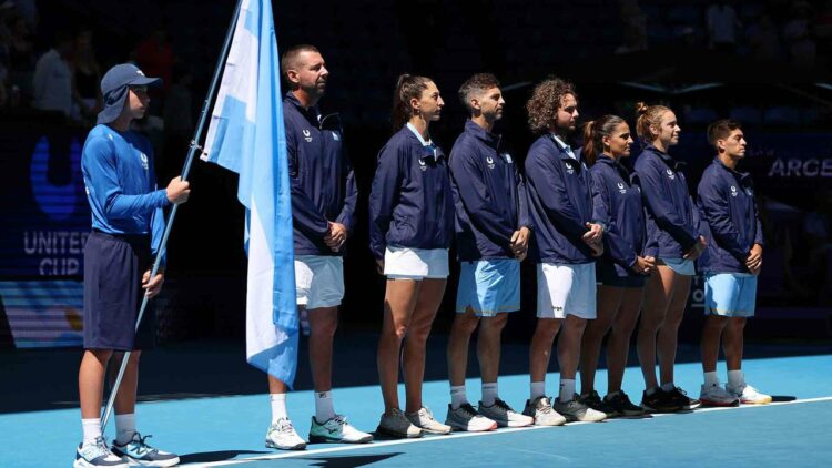 el equipo argentino celebra en Perth la clasificación inédita a los cuartos de final de la United Cup, un logro sin precedentes para el tenis nacional desde la creación del torneo.