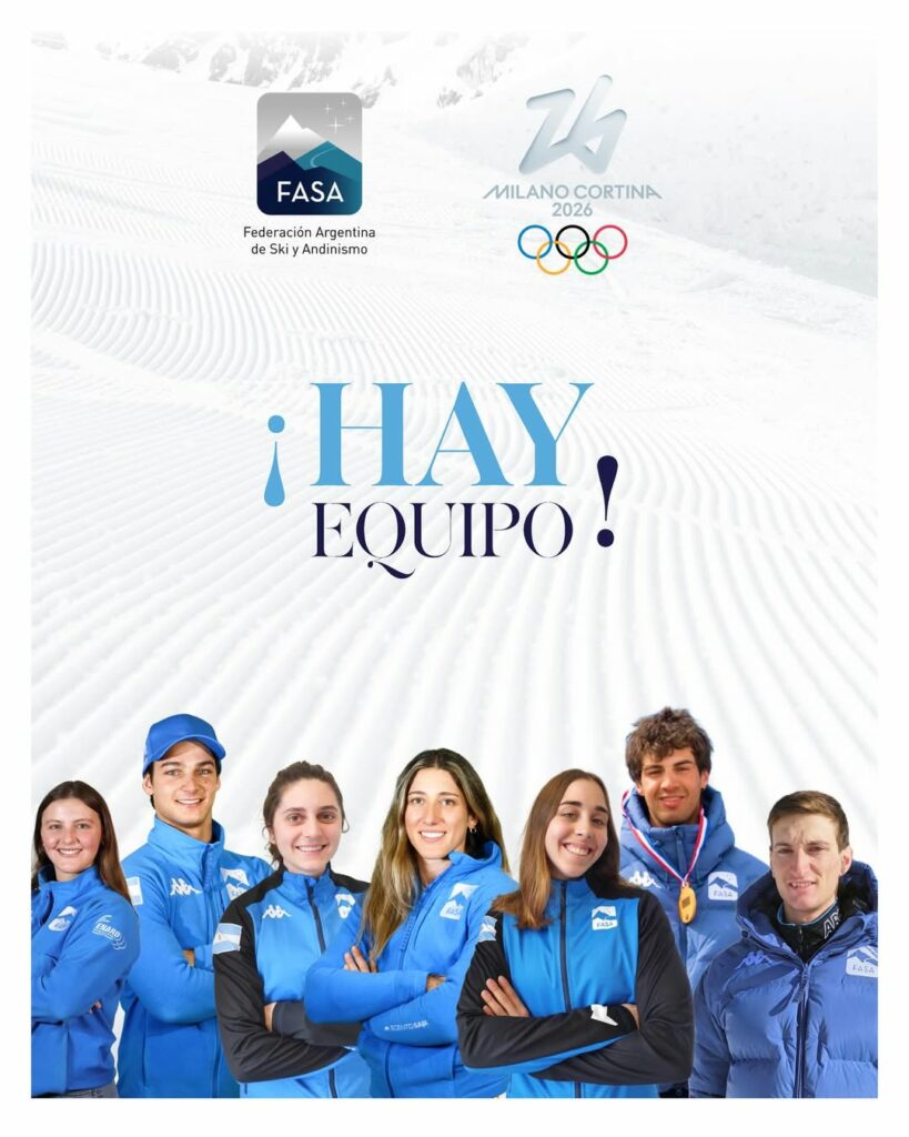 Los deportistas argentinos que disputarán los Juegos Olímpicos de Invierno Milano Cortina.