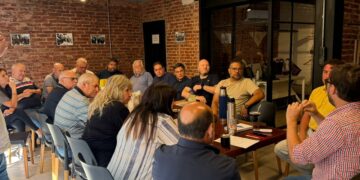 Dirigentes sindicales participaron de una mesa de diálogo en la que ratificaron el rechazo a la reforma previsional y el plan de lucha.