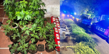 El procedimiento se realizó en una vivienda del barrio Parque Vélez Sarsfield tras un llamado por la activación de una alarma.