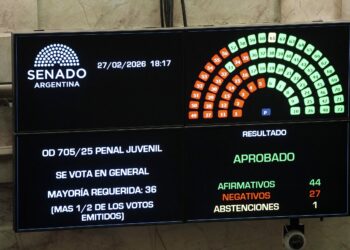 El Senado aprobó la baja de la edad de imputabilidad a 14 años