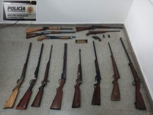 En un operativo, secuestraron armas, drogas y perros
