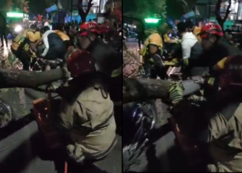 El motociclista se encontraba realizando tareas de delivery