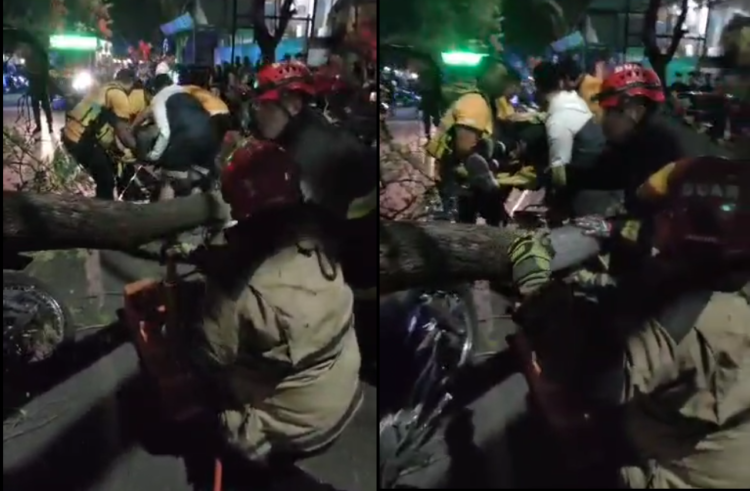 El motociclista se encontraba realizando tareas de delivery