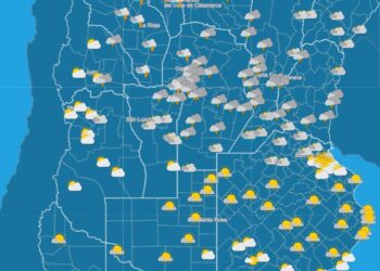 Así está el clima en la zona central del país.