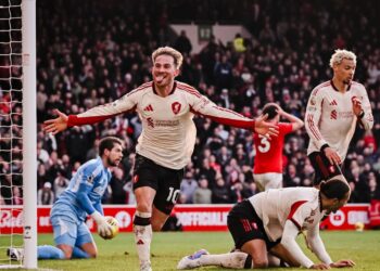 En la última, Mac Allister le dio el triunfo al Liverpool ante el Nottingham