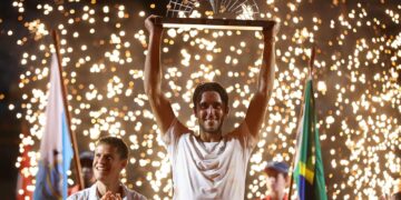 Hazaña de Etcheverry: ganó dos partidos en un día y se consagró campeón en Río