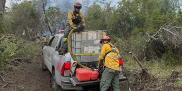 Parte el cuarto contingente de brigadistas cordobeses
