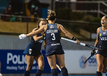 Las Leonas vencieron a Australia con un festejo especial de Gorzelany