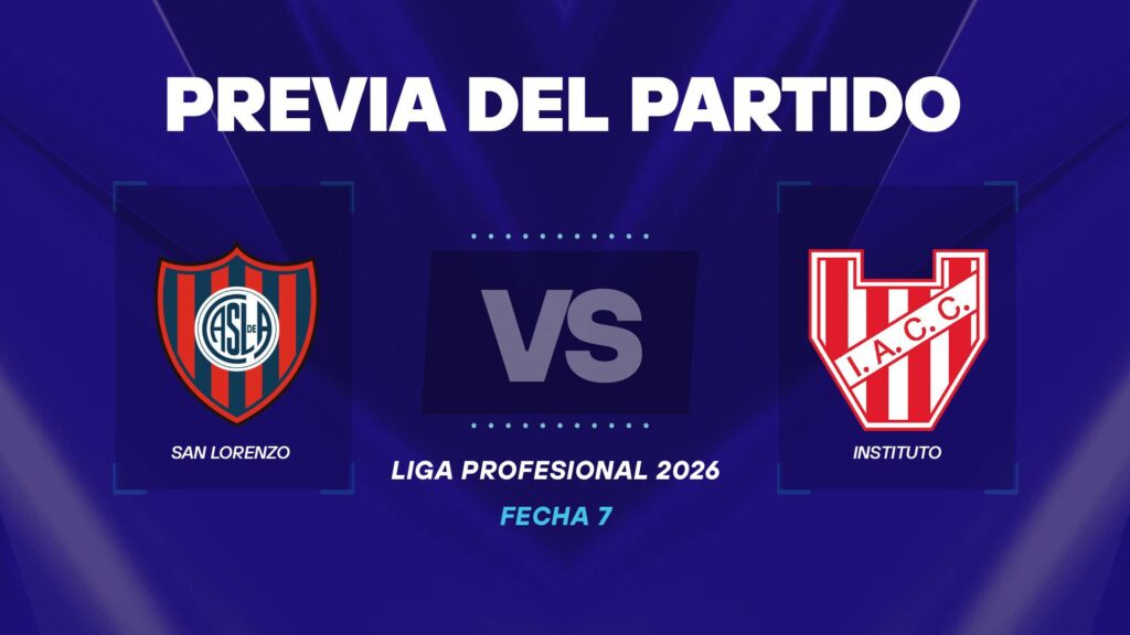 Instituto visita a San Lorenzo con la chance de meterse en zona de clasificación