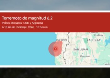 Sismo en la región de Coquimbo sacudió el norte de Chile y se sintió en Córdoba