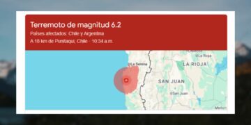 Sismo en la región de Coquimbo sacudió el norte de Chile y se sintió en Córdoba