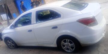 Automóvil Chevrolet Prisma propiedad del damnificado.