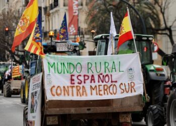 Protestas en Madrid contra el acuerdo entre la Unión Europea y el Mercosur
