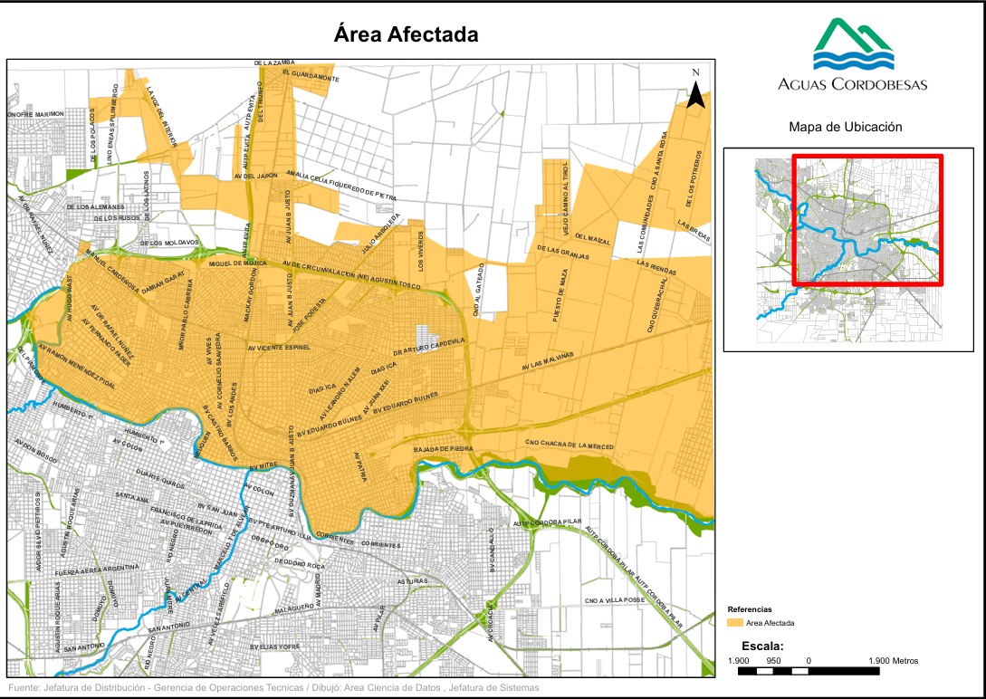 Corte de agua en el norte de Córdoba: la reparación de un conducto afecta a más de 80 barrios Corte de agua en el norte de Córdoba: la reparación de un conducto afecta a más de 80 barrios
