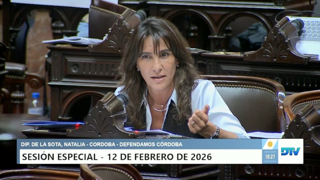 Fuerte advertencia de Natalia de la Sota y tensión en el Congreso