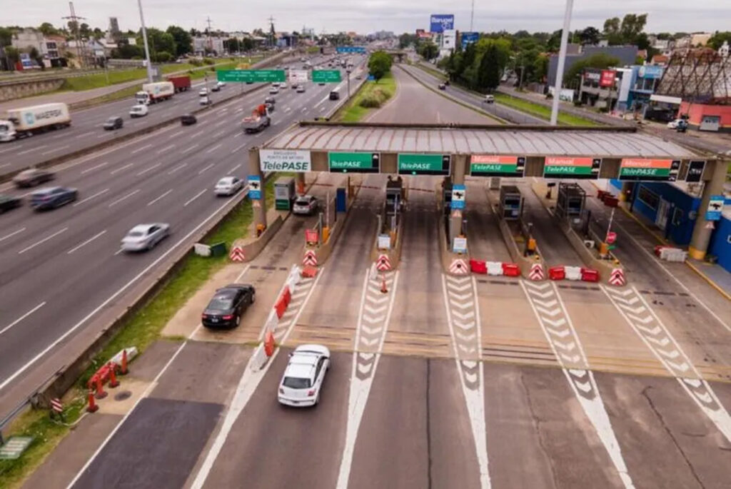 Aumentan hasta 19% los peajes en rutas nacionales
