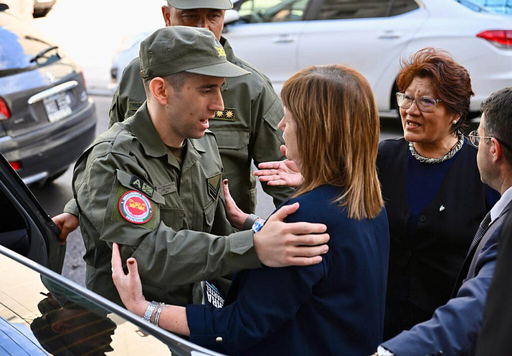Bullrich recibió a Nahuel Gallo y dijo que hubo un intento de “apropiación” por parte de la AFA