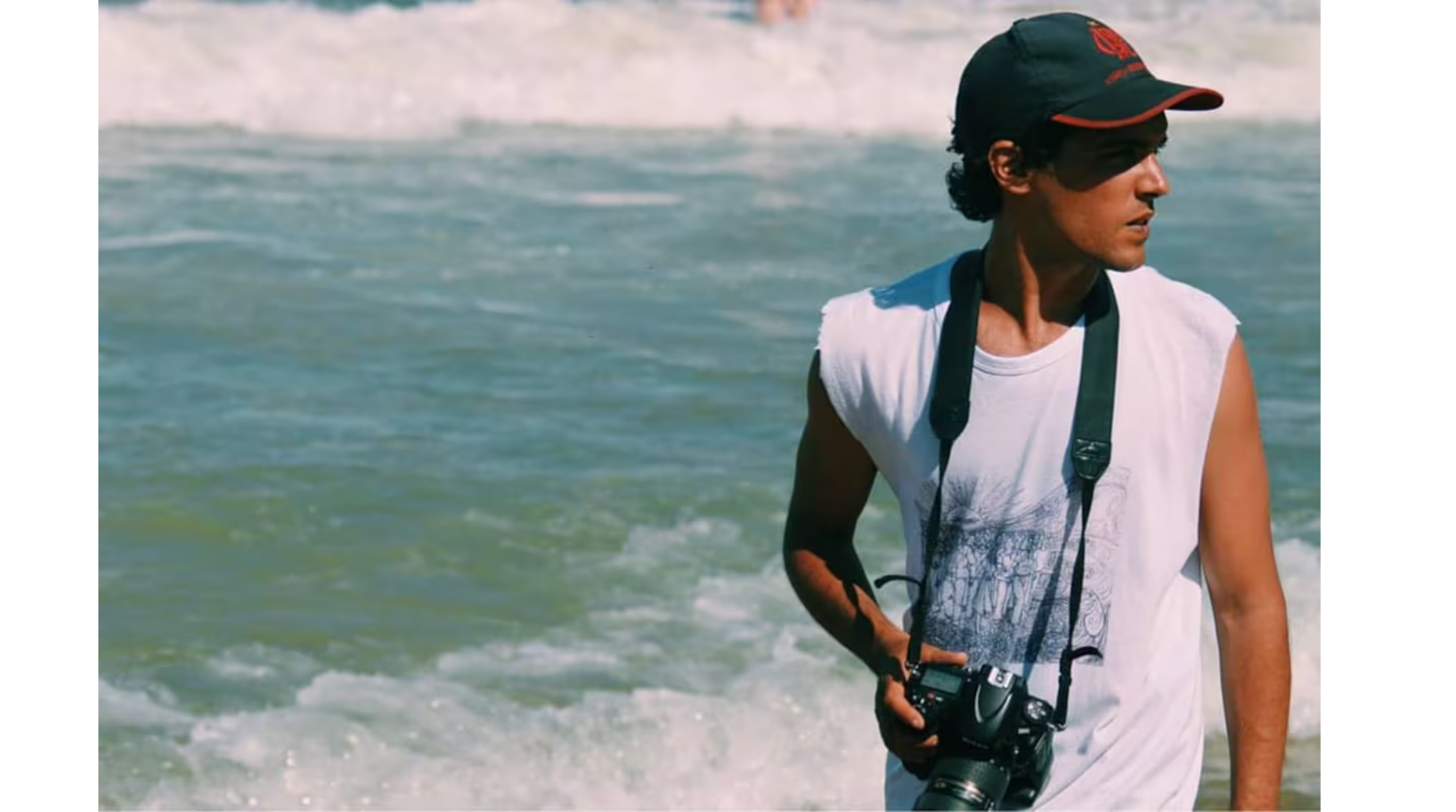 Pablo Grillo trabajando en Brasil.Foto: Agustín Pedernera.