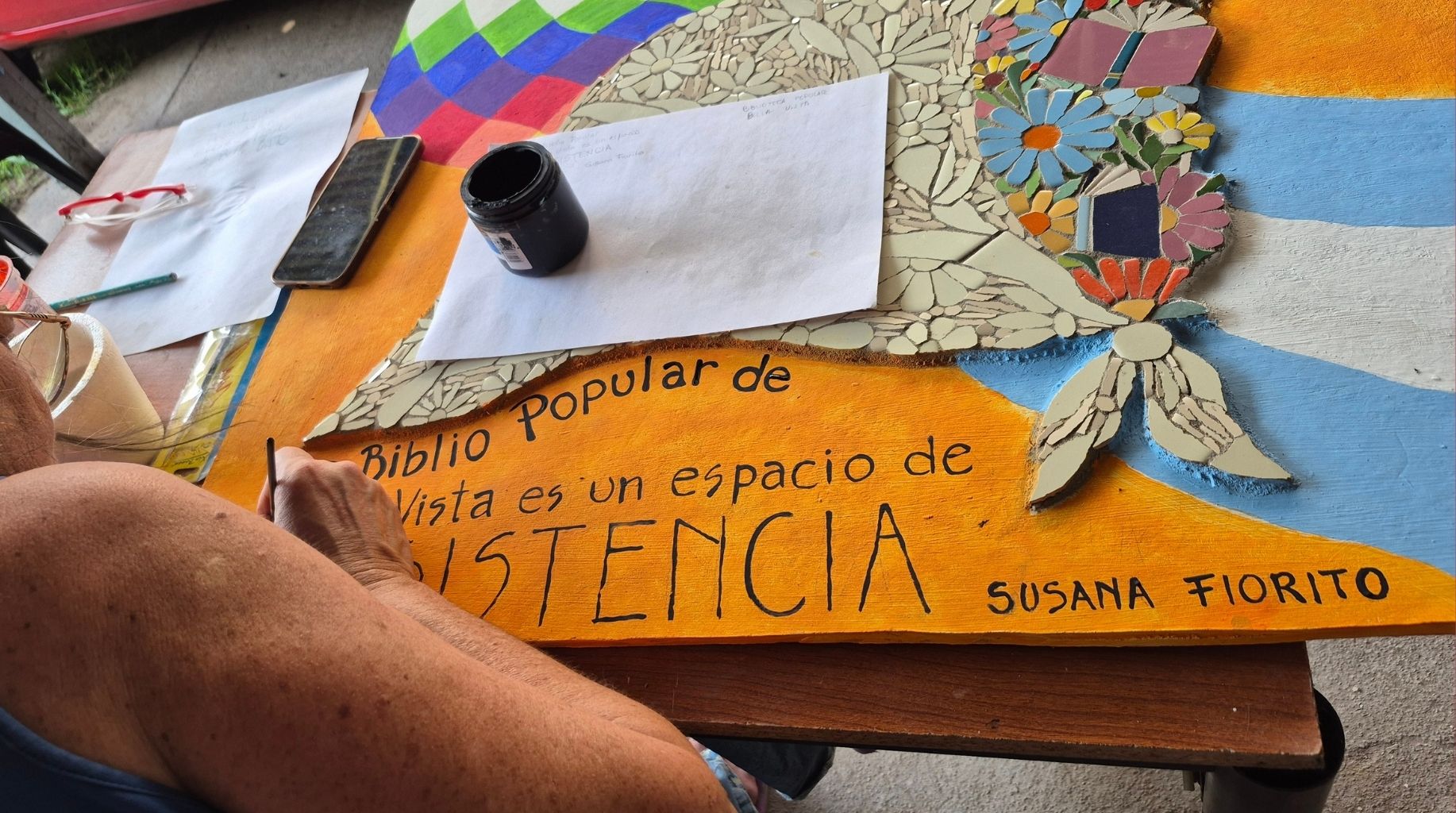 Arde Mosaico cómo el arte colectivo construye memoria a 50 años del golpe