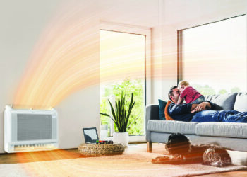 Consola de aire que se controla desde el celular.