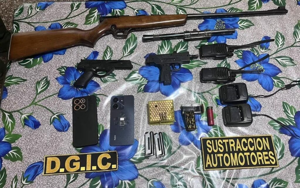 Detuvieron a siete personas por robo de autos y casas