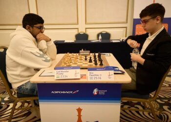 Faustino Oro tuvo una jornada memorable y este jueves puede convertirse en gran maestro