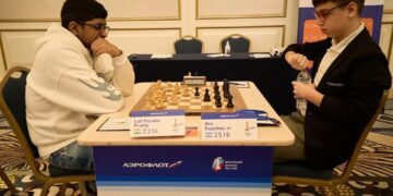 Faustino Oro tuvo una jornada memorable y este jueves puede convertirse en gran maestro Faustino Oro tuvo una jornada memorable y este jueves puede convertirse en gran maestro