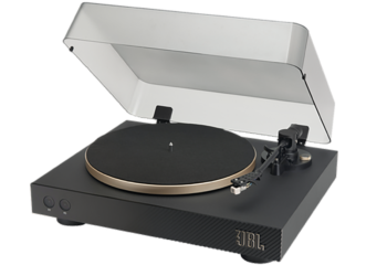 El nuevo tocadiscos JBL Spinner BT Gold R.