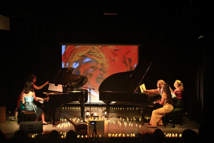 Mujeres al Piano presentan “Hexapianas” en el Teatro del Libertador