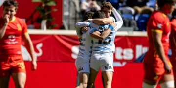 Los Pumas 7 vencieron a España en el segundo partido del Seven en New York.