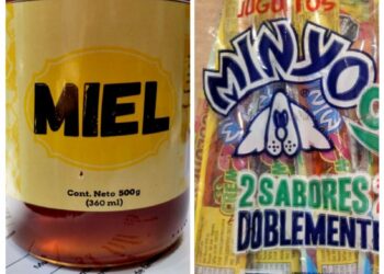 Prohíben una marca de miel y otra de jugos para congelar