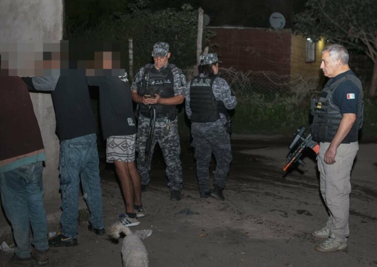 Participaron distintas unidades y fue supervisado por autoridades policiales y el ministro de Seguridad.