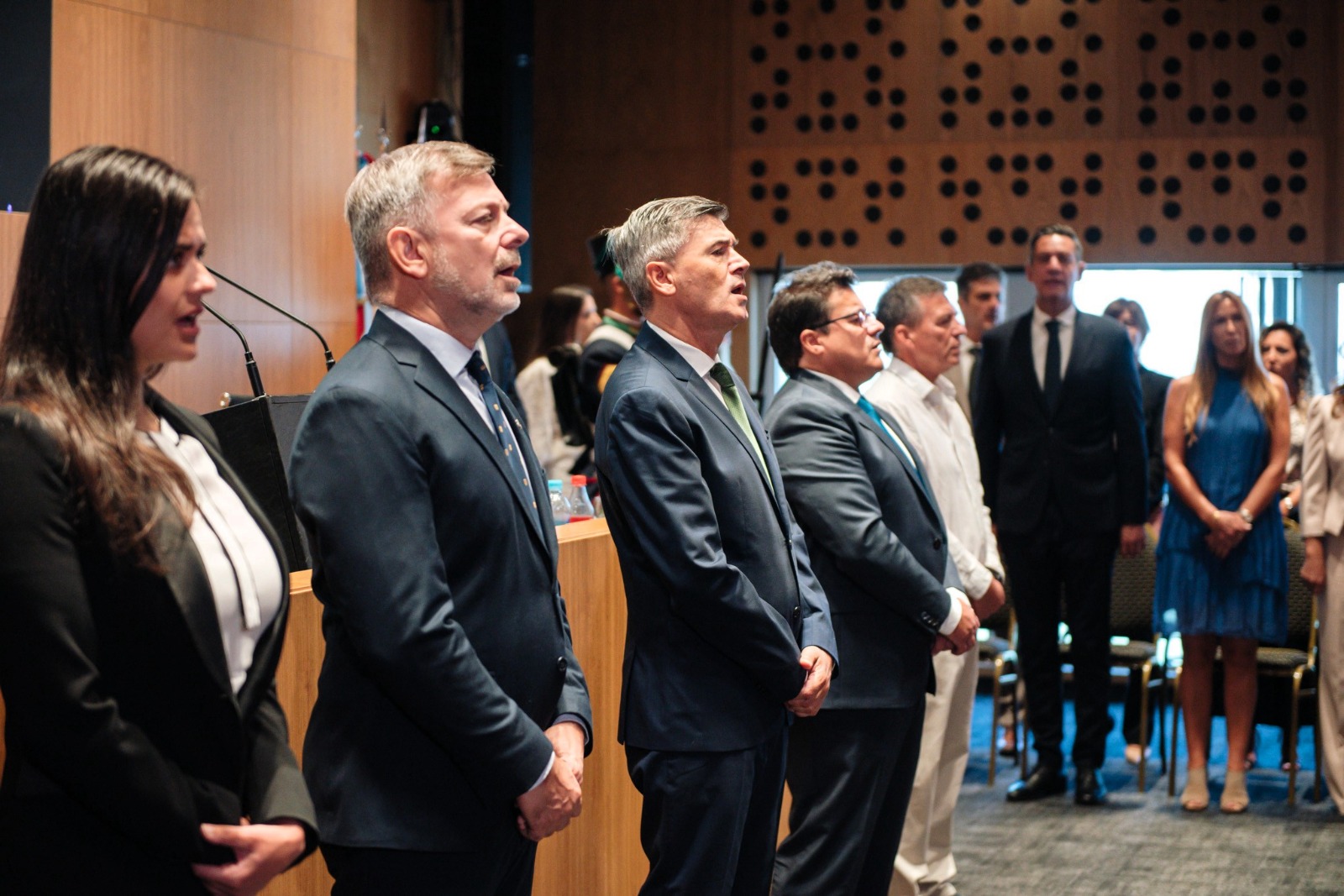Passerini defendió la obra pública, el déficit cero y la lucha contra el delito Passerini defendió la obra pública, el déficit cero y la lucha contra el delito