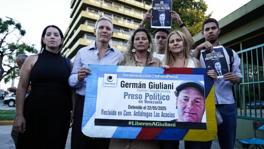 Piden la liberación del argentino Germán Giuliani, detenido en Venezuela