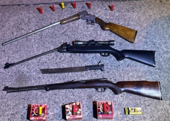 Detuvieron a un hombre armado tras un hecho de violencia familiar