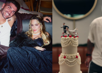 Tini estrenó “Dos amantes” con Ulises Bueno y reunió a Messi, Susana Giménez y Rodrigo De Paul