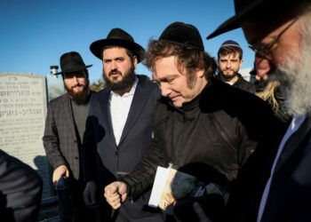 La recurrente visita de Milei a la tumba de Menachem Mendel Schneerson