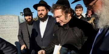 La recurrente visita de Milei a la tumba de Menachem Mendel Schneerson