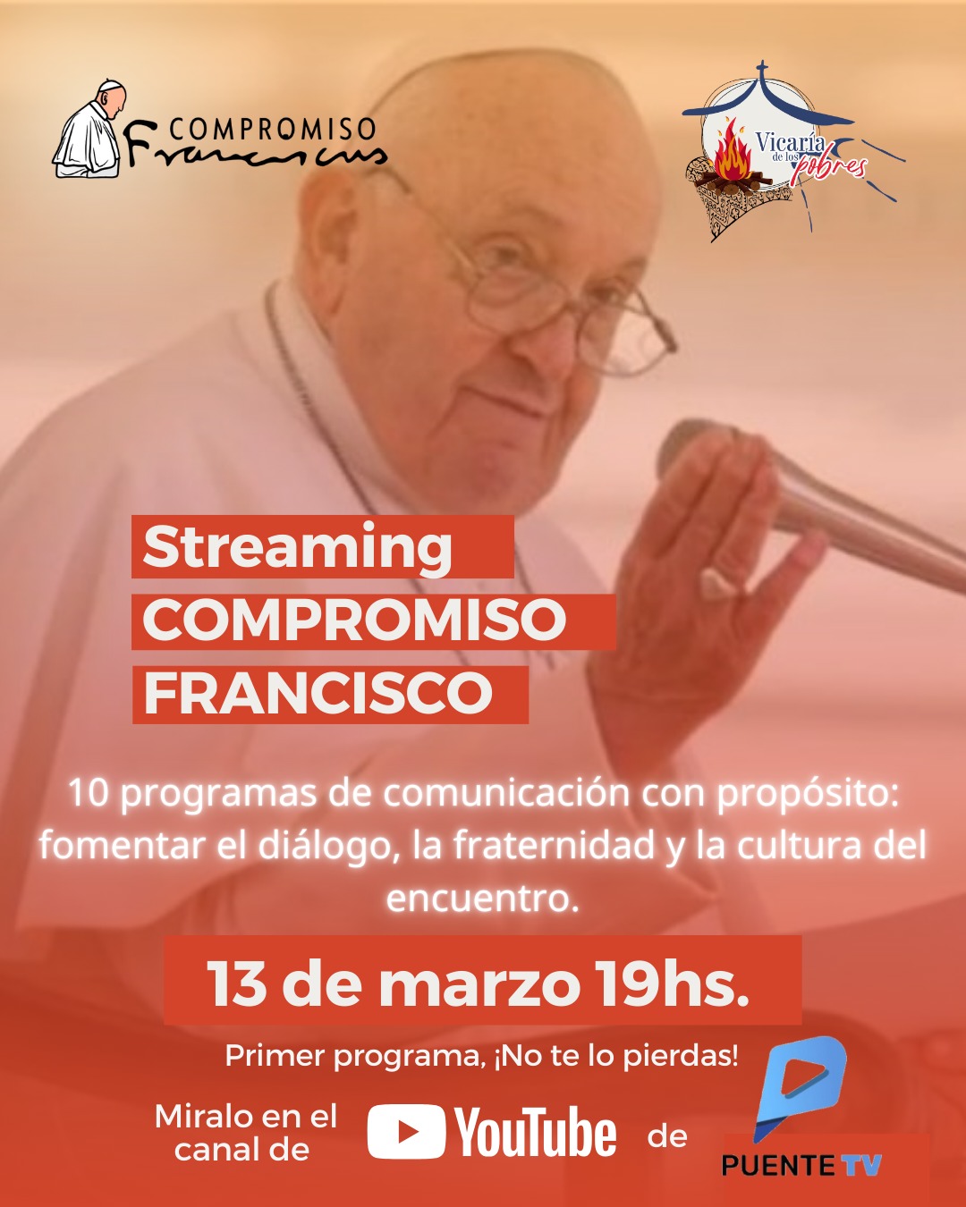Un ciclo de streaming para reflexionar sobre el legado del Papa Francisco