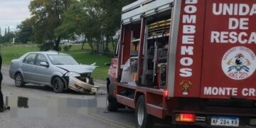 Murió un conductor tras un violento choque en Monte Cristo