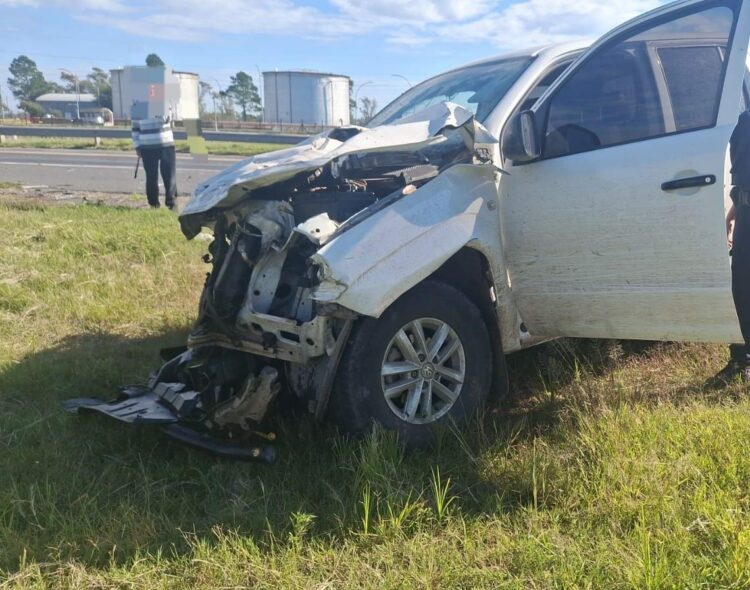 Murió un hombre tras un choque en General Levalle El siniestro ocurrió en el cruce de la Ruta Nacional 7 y la Ruta Provincial 10.