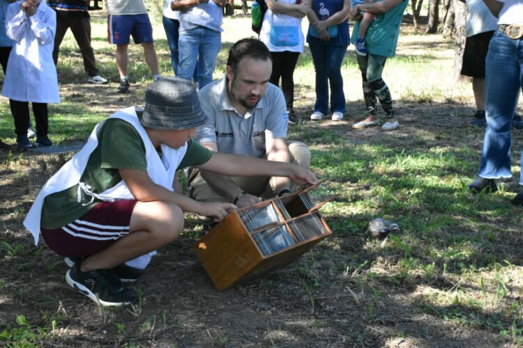 Liberan más de 60 animales silvestres rescatados del cautiverio Más de 60 animales silvestres fueron liberados en Bahía de Ansenuza tras ser rescatados del cautiverio y rehabilitados, en una jornada que también promovió la educación ambiental.