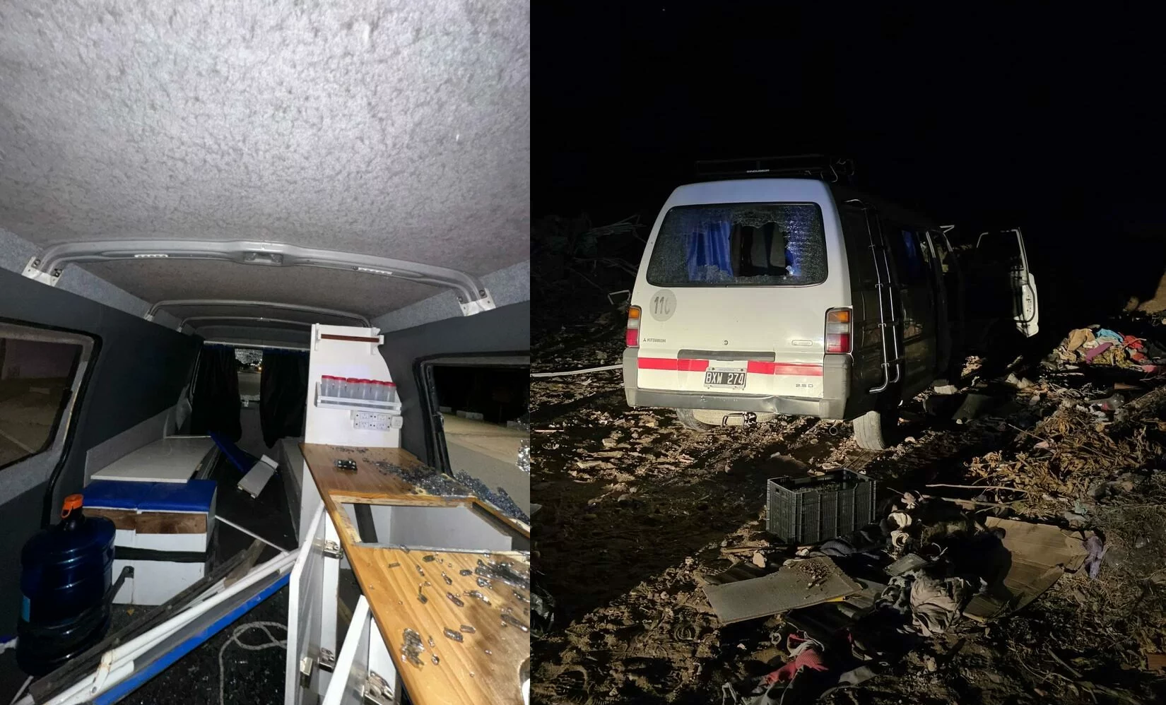 El viaje de una cordobesa al sur que terminó con su camioneta desvalijada El viaje de una cordobesa al sur que terminó con su camioneta desvalijada